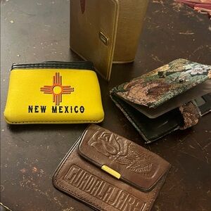 Princess Gardner card holder tapestry Card Holder and coin purse 4 pcs